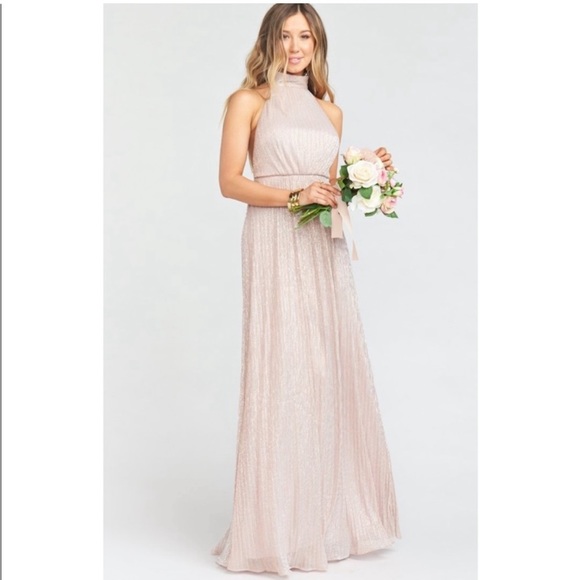 Show Me Your Mumu Collette Maxi Dress in Mauve - Sz medium - formal dress - gold - Picture 3 of 11